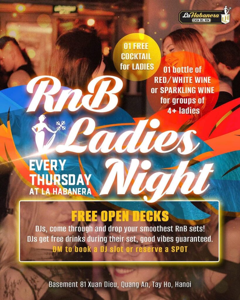 Thursday ladies night party at La Habanera Hanoi Tay Ho