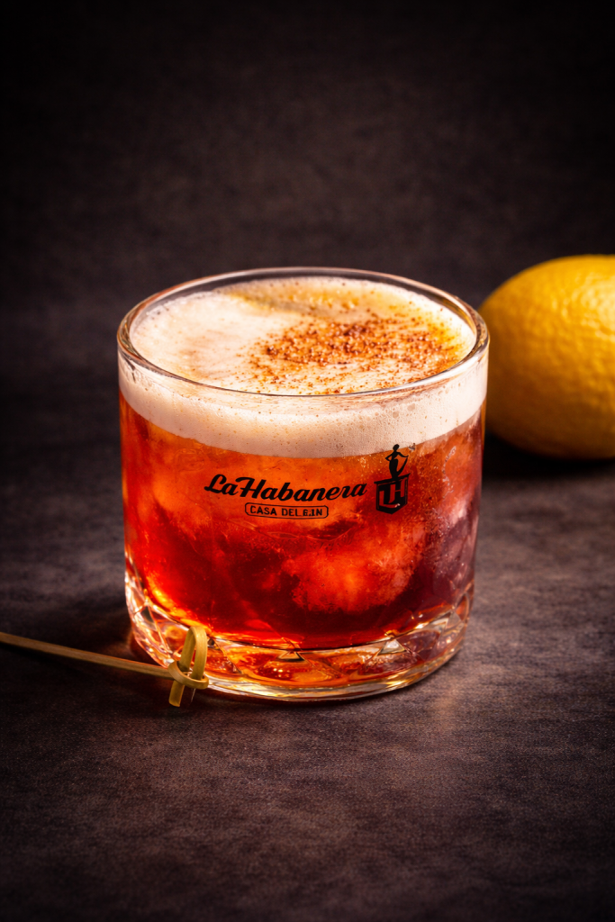 Cafecito Escocia coffee rum cocktail at La Habanera Hanoi