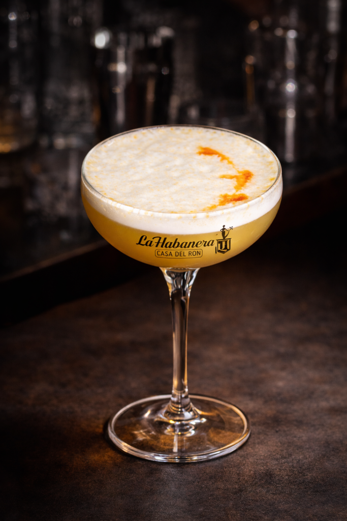 Chica Caliente signature cocktail at La Habanera Casa del Ron Hanoi