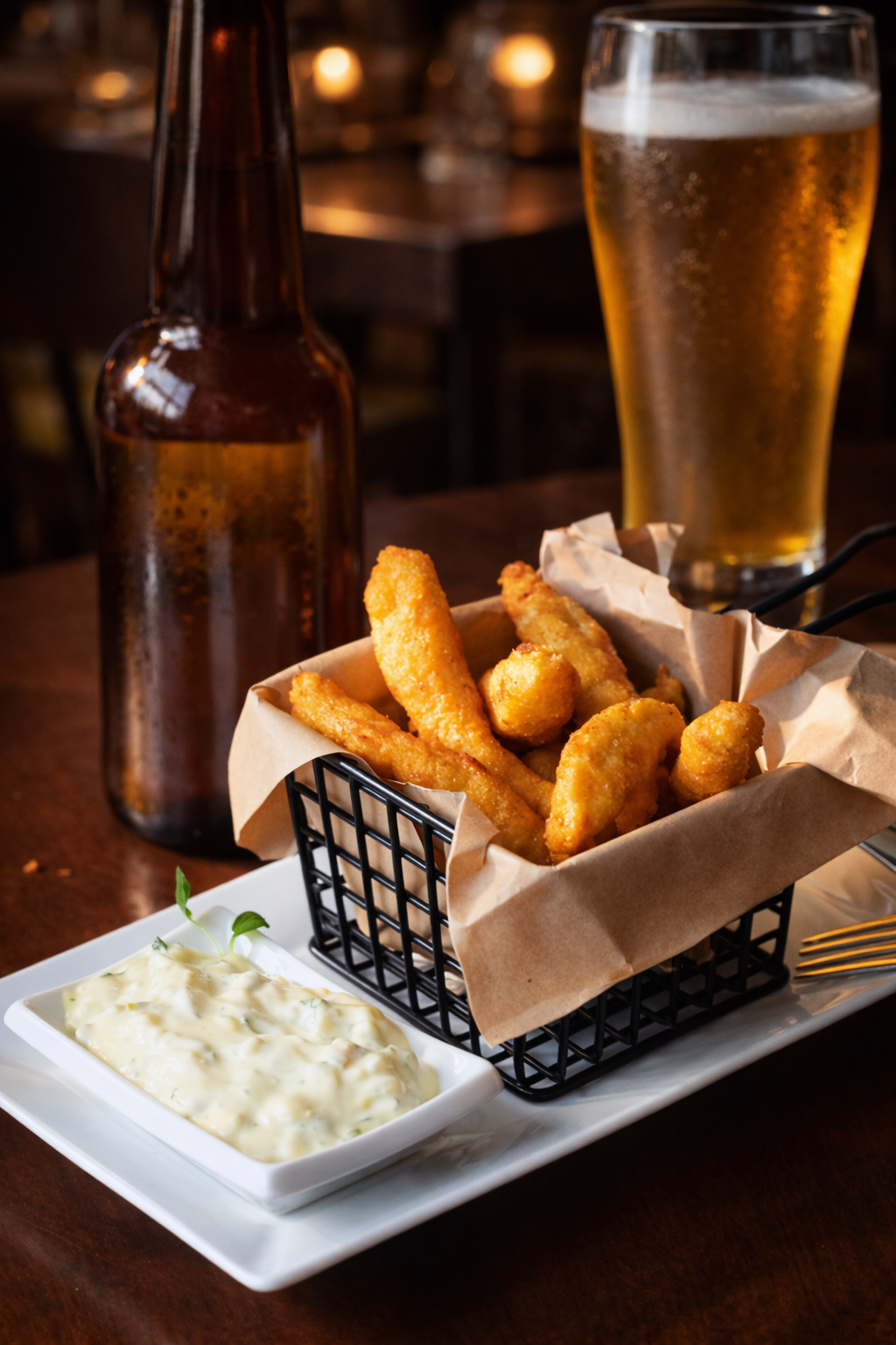 Deditos de Pollo crispy chicken fingers at La Habanera Hanoi