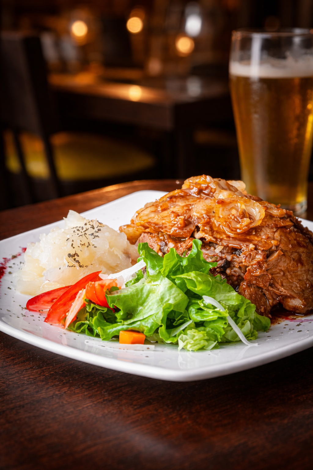 Lonjas Cuban-style beef dish at La Habanera Hanoi