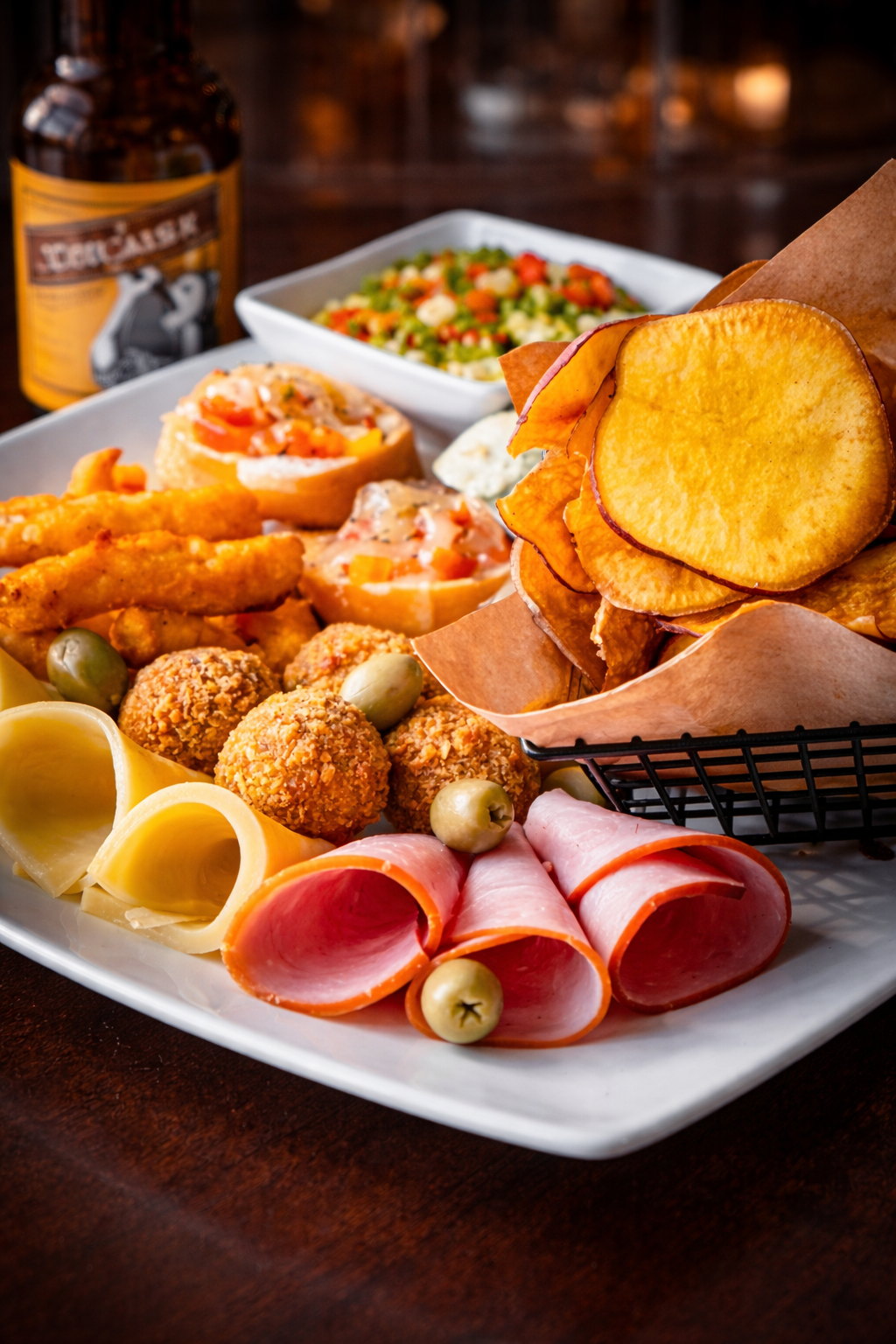Surtido de la Casa Cuban platter at La Habanera Hanoi